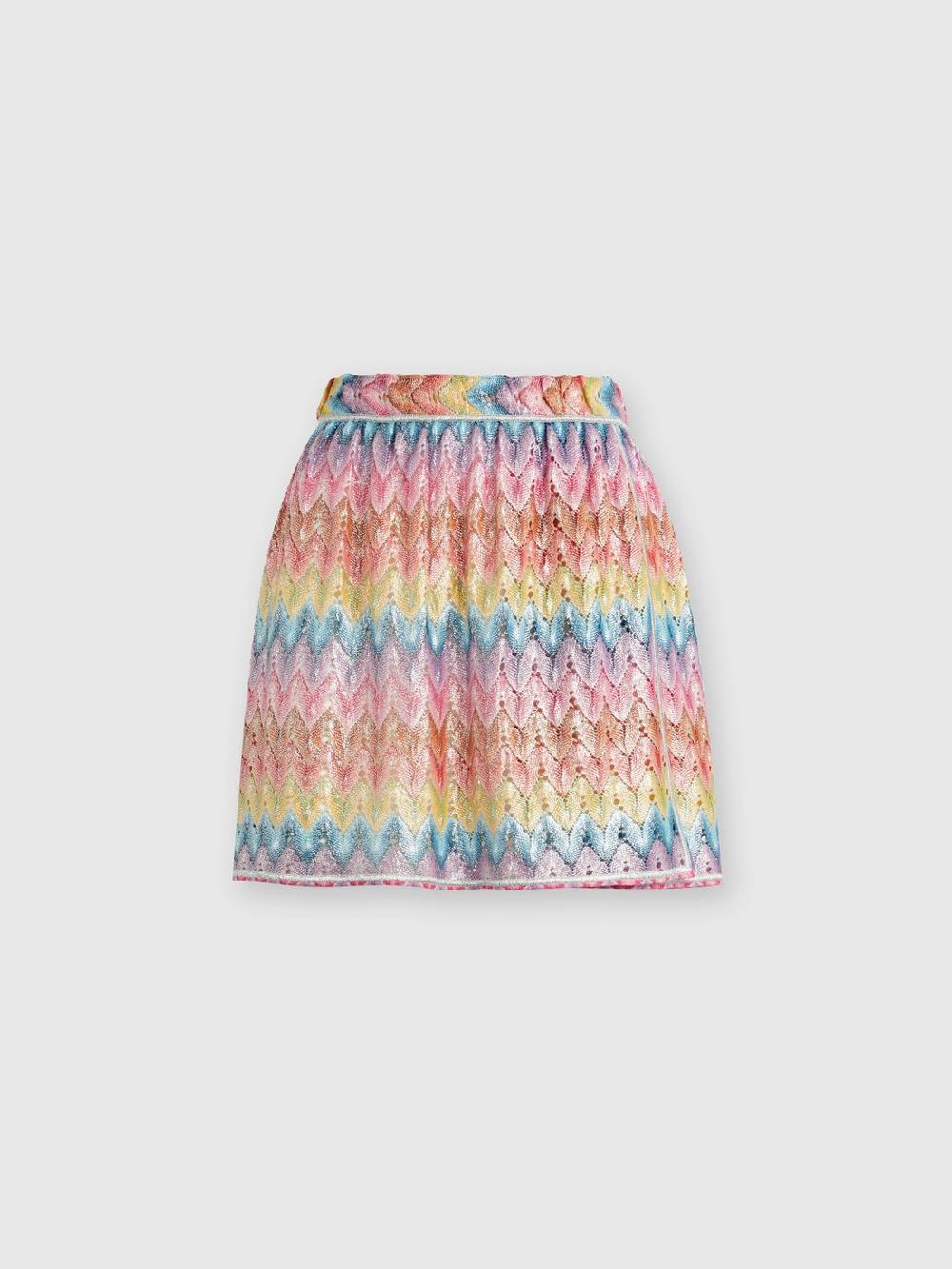Missoni Mingonna a portafoglio in pizzo di misto cotone spalmato Sconto