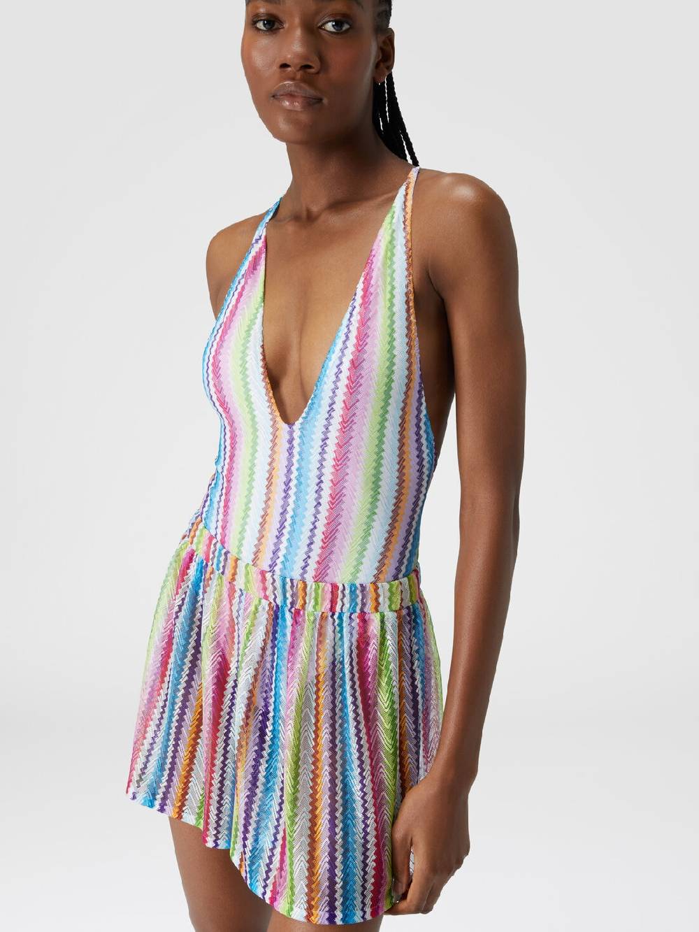 Missoni Shorts copricostume stampa zig zag Offerta