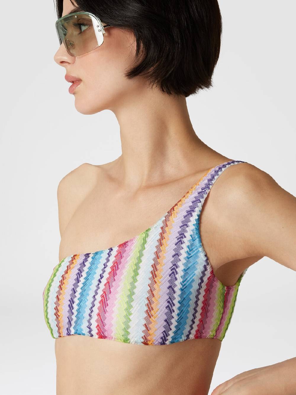 Missoni Bikini monospalla stampa zig zag Outlet