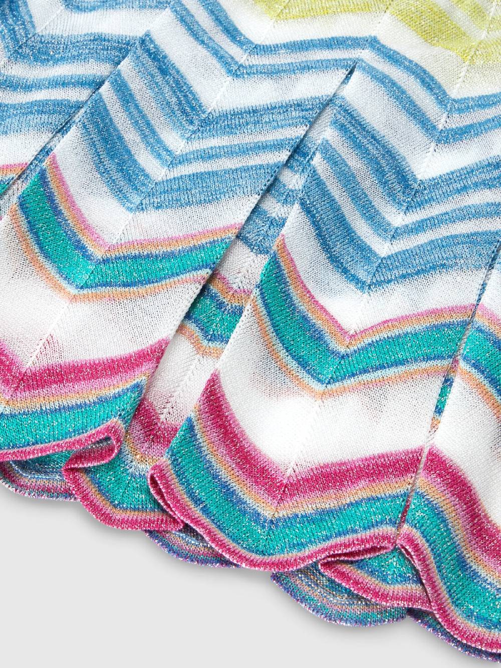 Missoni Top senza maniche in maglia di misto viscosa lamé Nuova