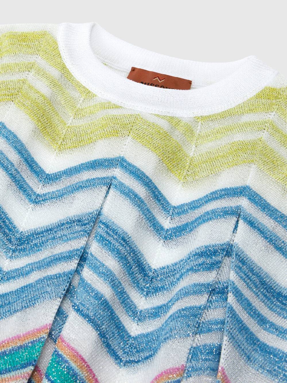 Missoni Top senza maniche in maglia di misto viscosa lamé Nuova