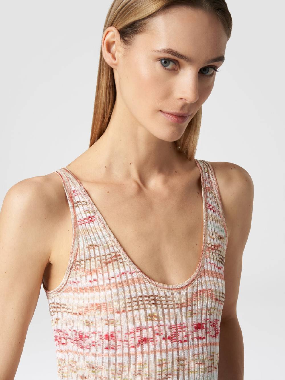 Missoni Abito lungo a costine in viscosa fiammata Promozione