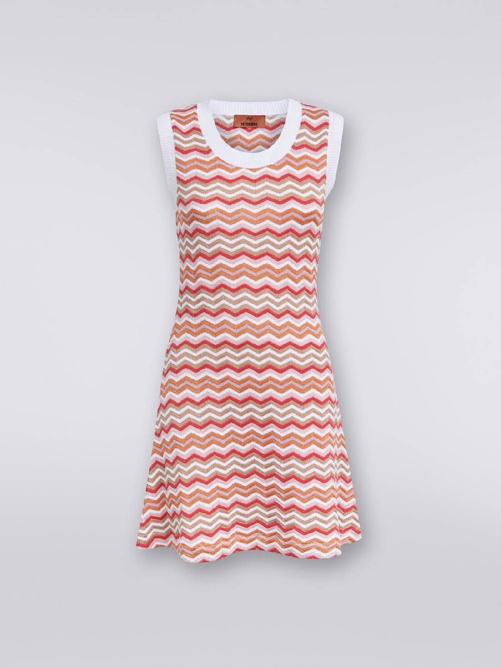 Missoni Abito senza maniche in maglia zig zag Spedizione Gratuita