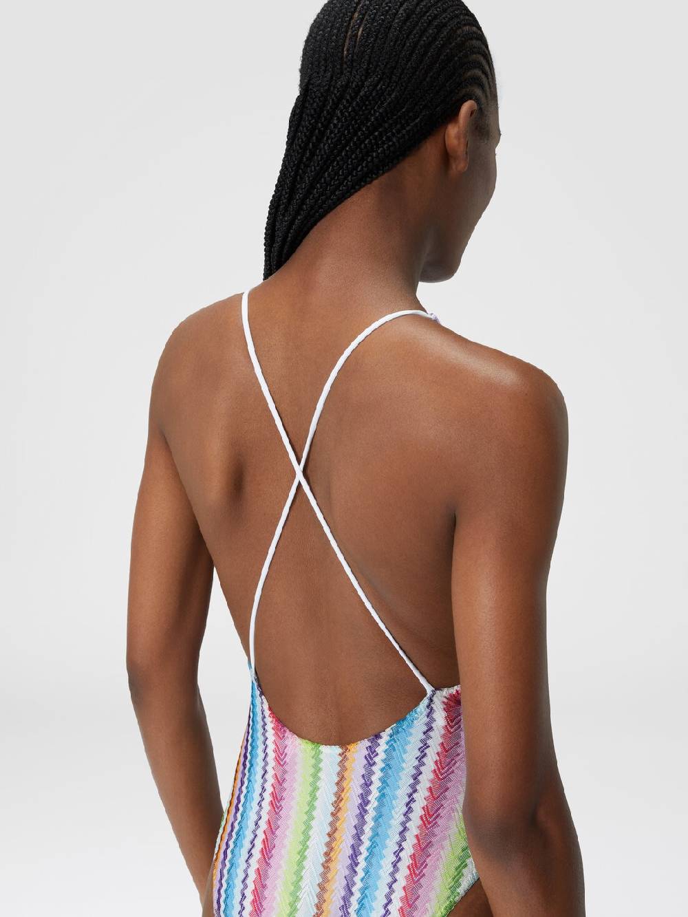 Missoni Costume intero stampa zig zag con scollatura a V Soddisfazione Garantita