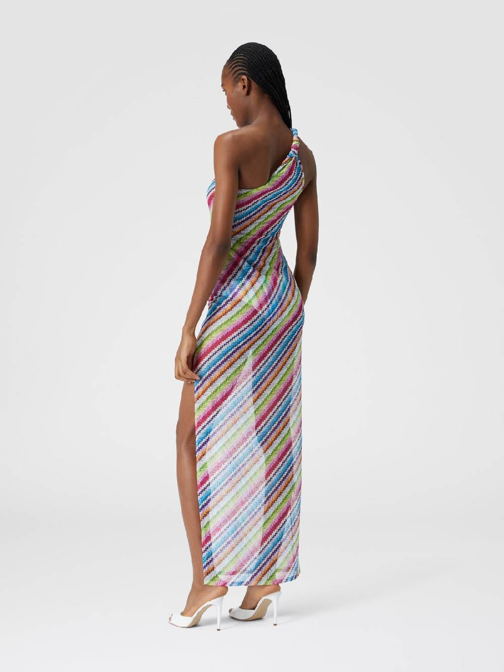Missoni Abito copricostume stampa zig zag con scollatura a nodo Qualità Garantita