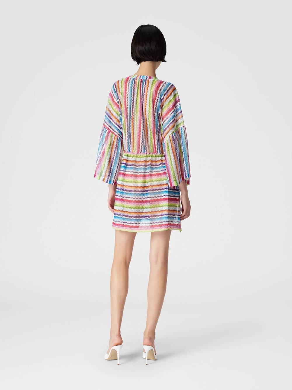 Missoni Caftano copricostume corto stampa zig zag Acquista Ora