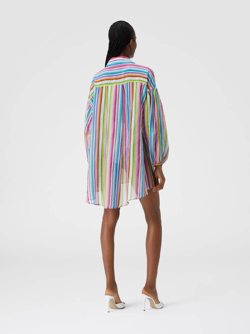 Missoni Camicia oversize in seta e cotone stampata Consegna Veloce