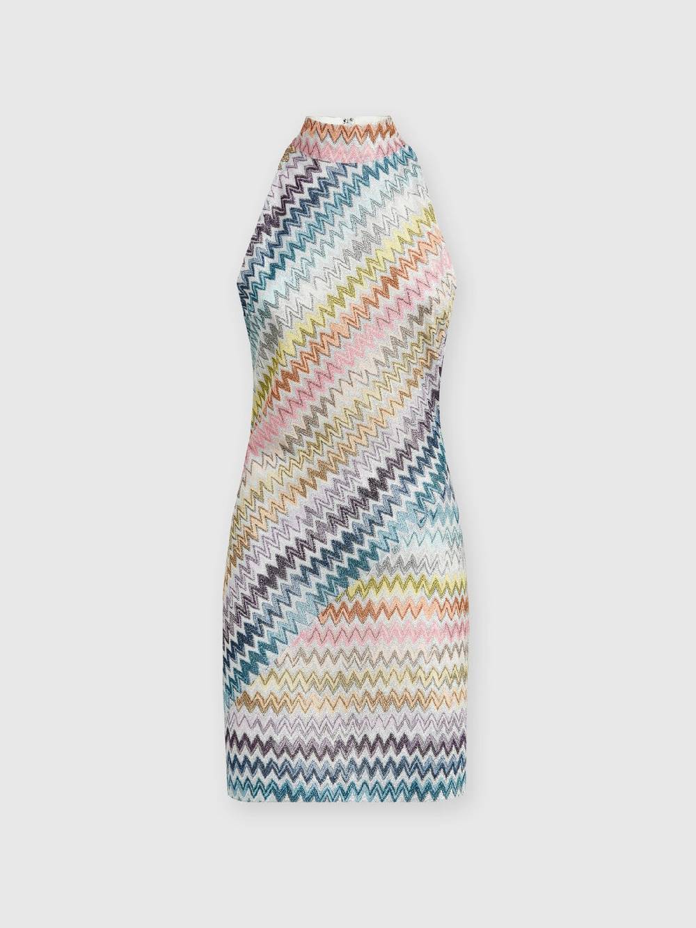 Missoni Mini-abito senza maniche in viscosa zig zag lamé Fino Al -60%