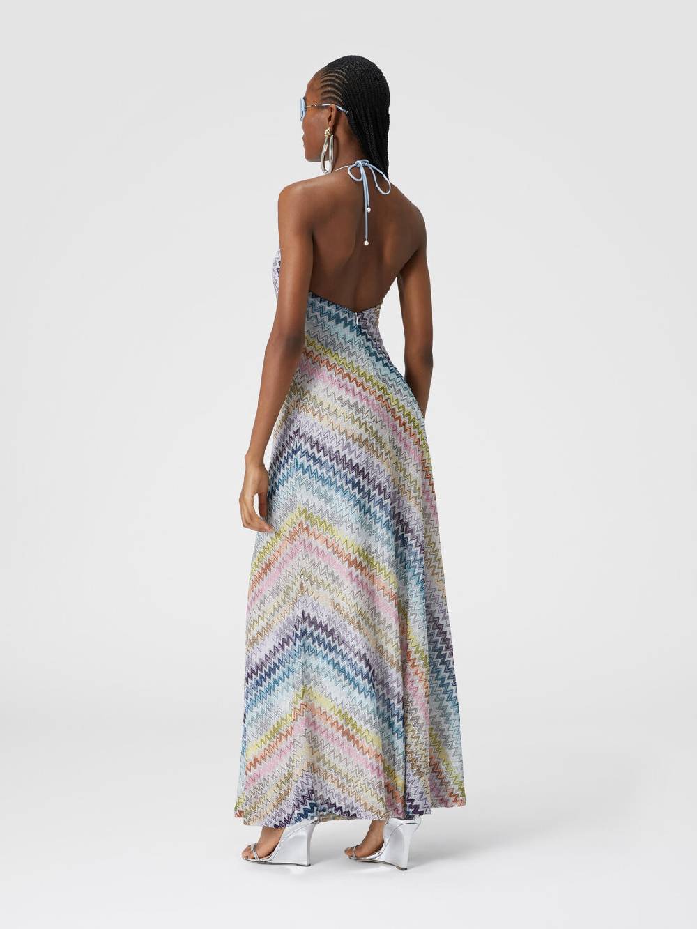 Missoni Slip dress con laccetto sul collo e applicazioni in perle Shopping Online