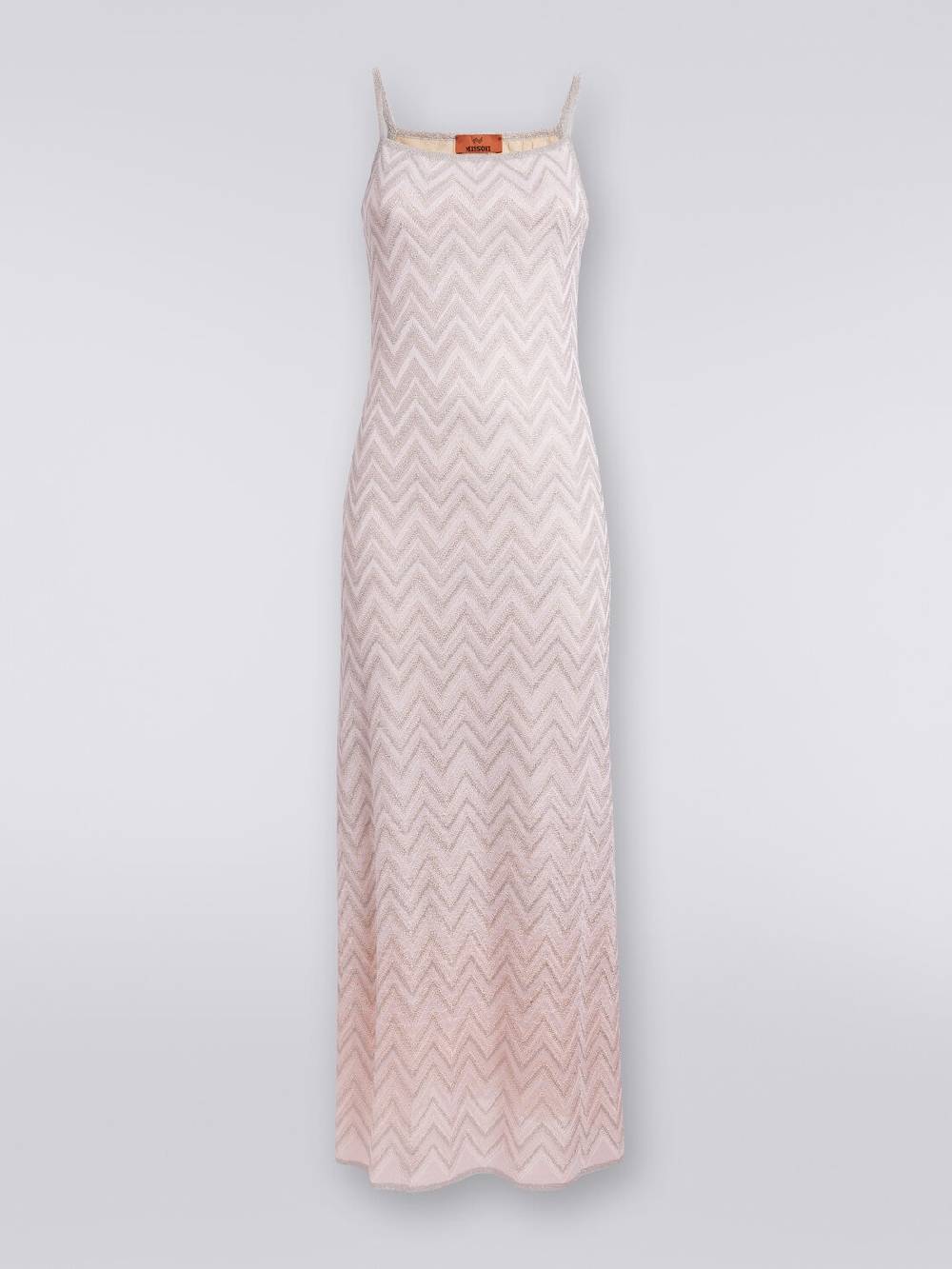 Missoni Abito lungo senza maniche in viscosa lamé zig zag Outlet