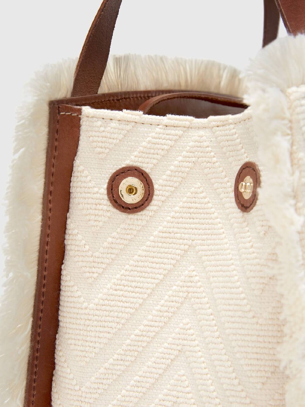 Missoni Tote bag in misto cotone chevron Saldi