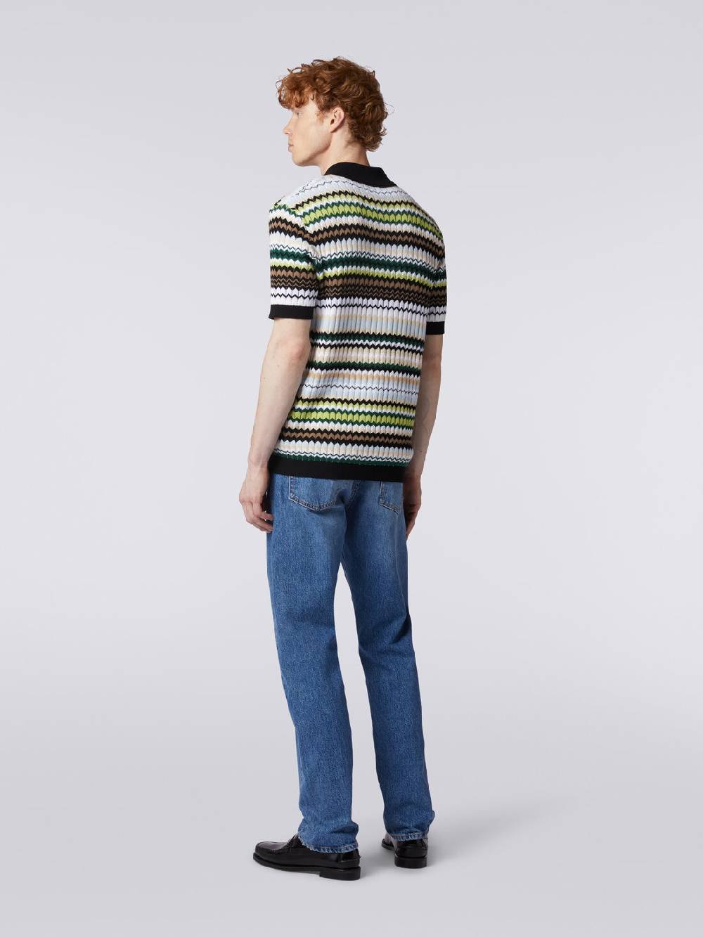 Missoni Cinque tasche in denim con inserto zig zag Italia