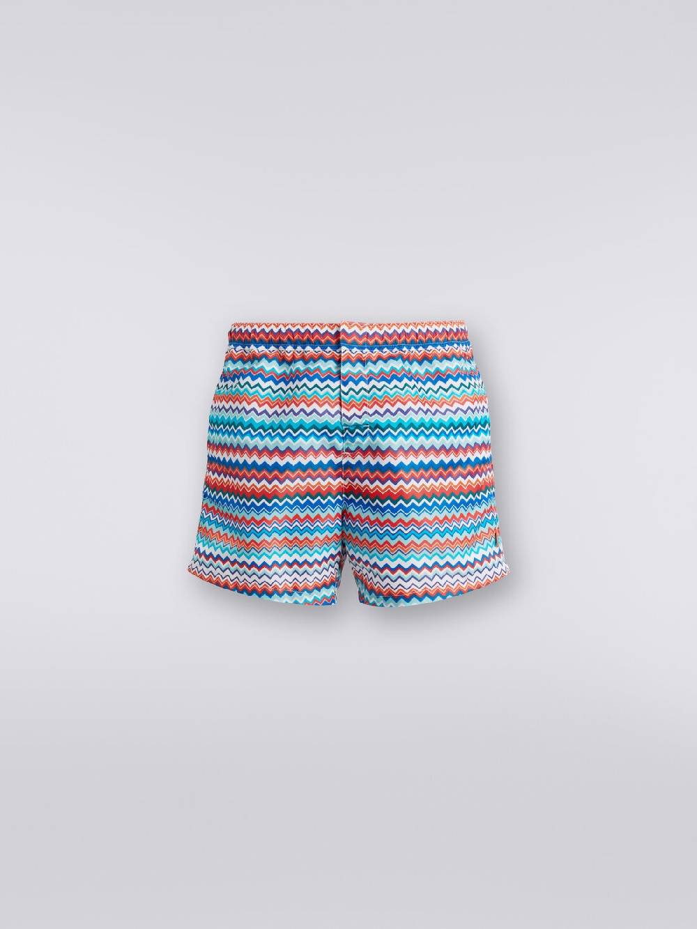 Missoni Boxer mare in nylon stampa zig zag In Linea