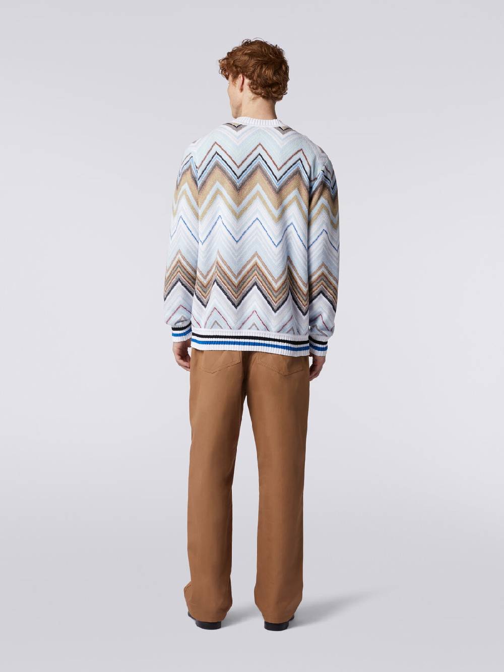 Missoni Cardigan in misto cotone chevron Vendita