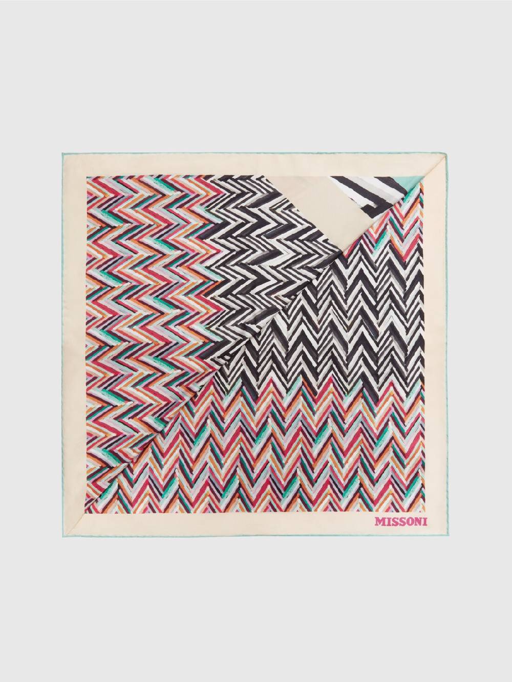 Missoni Foulard in seta con multilavorazione Prezzo Ridotto