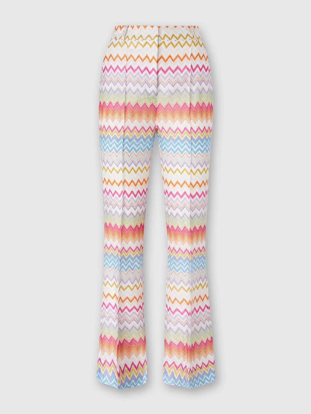 Missoni Pantaloni capri in maglia chevron lamé con paillettes Offerta