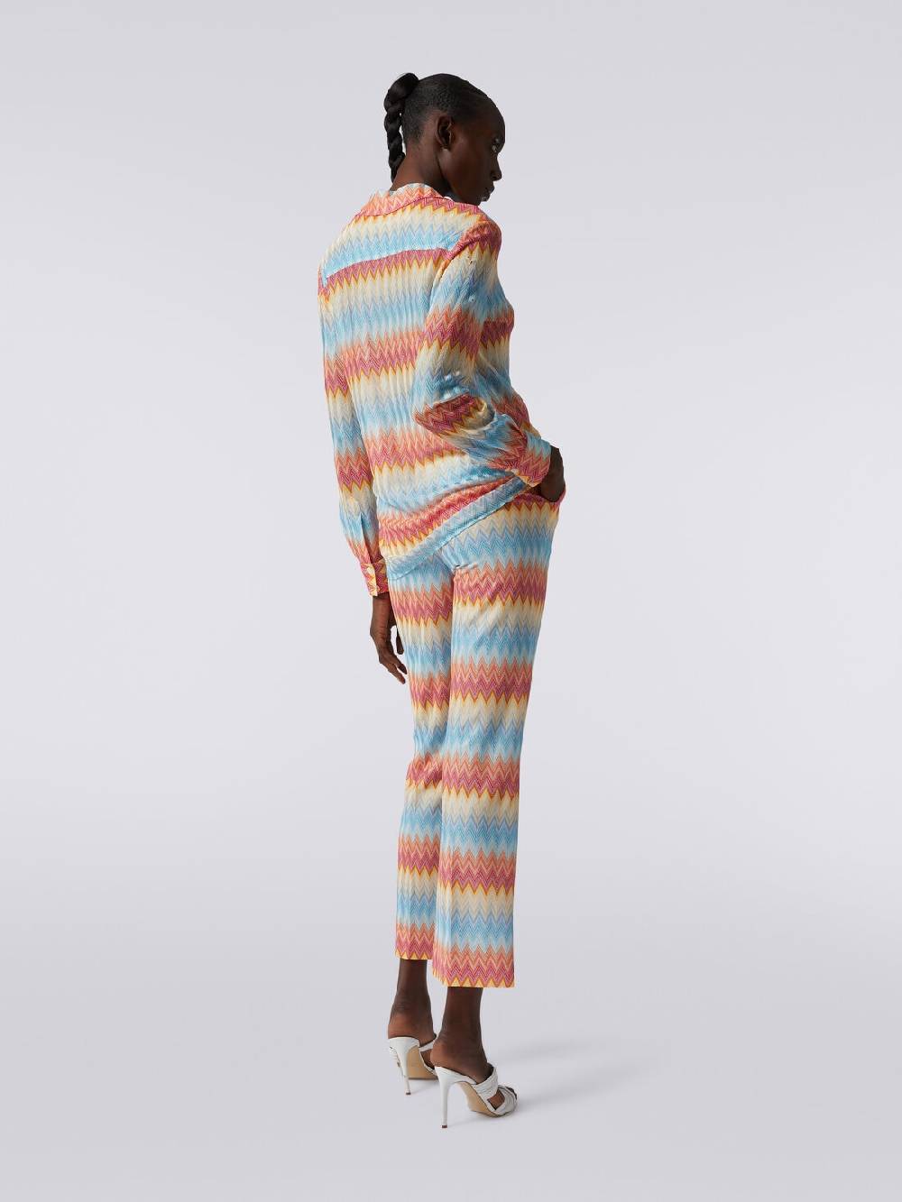 Missoni Pantaloni capri in viscosa chevron Online