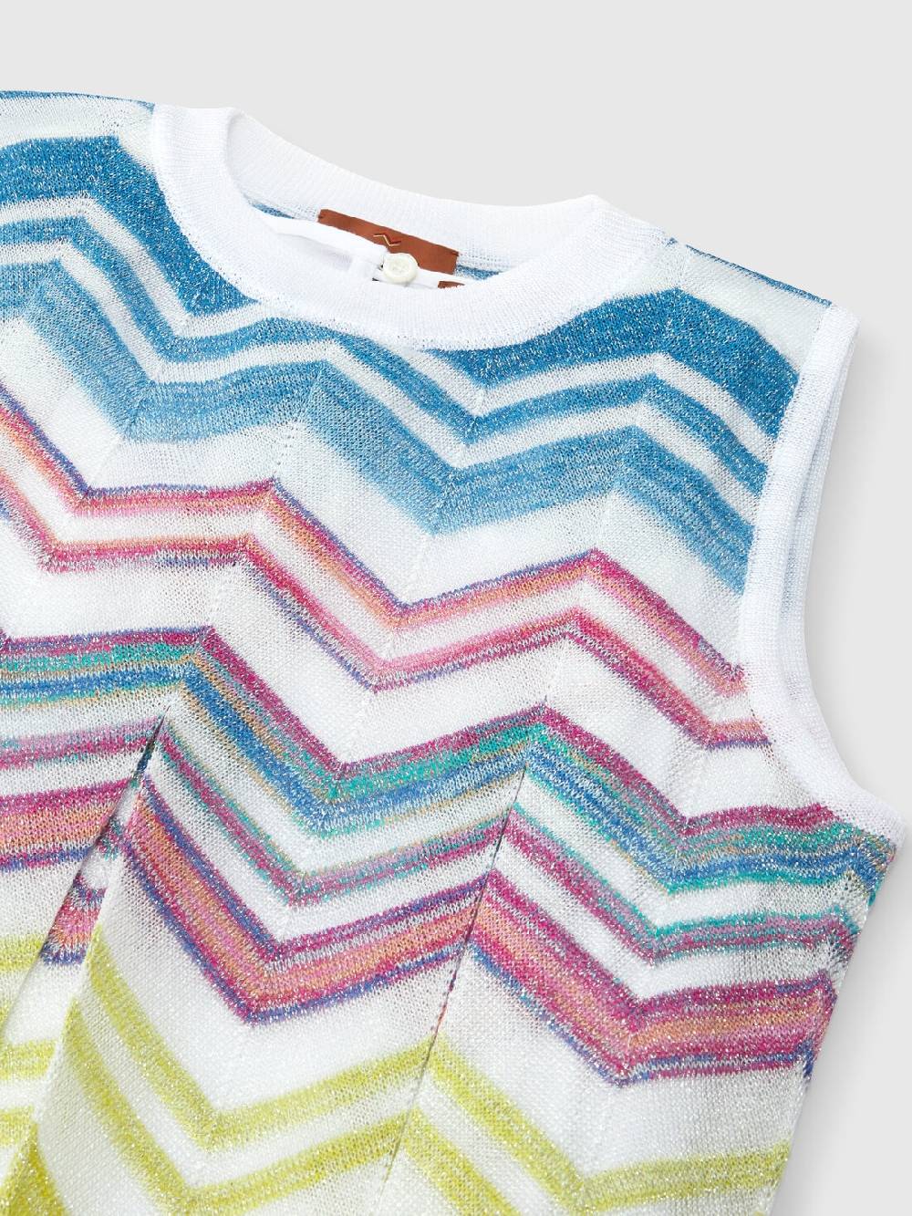 Missoni Abito in maglia di misto viscosa zig zag con lamé Vendite Flash