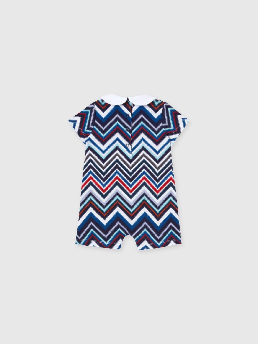 Missoni Set due pezzi con tutina e zuccotto in cotone chevron Negozio