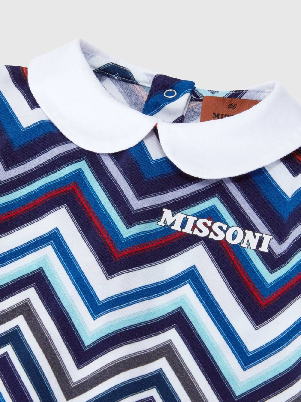 Missoni Set due pezzi con tutina e zuccotto in cotone chevron Negozio