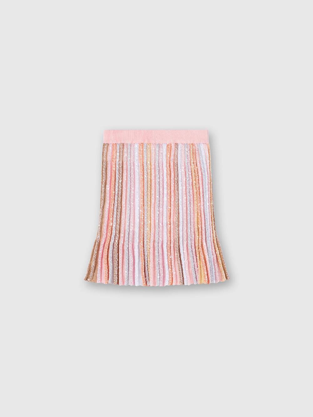Missoni Gonna in maglia di viscosa plissée con elastico in vita In Saldo