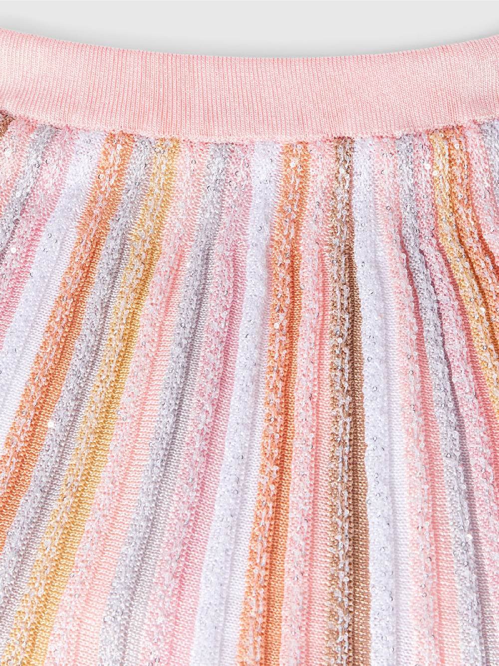 Missoni Gonna in maglia di viscosa plissée con elastico in vita In Saldo