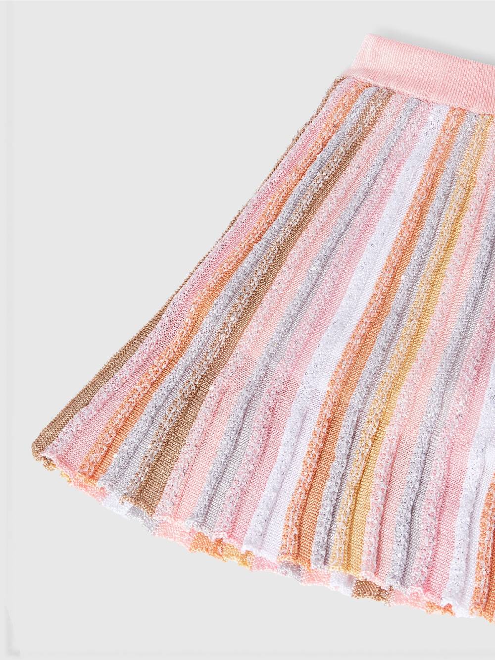 Missoni Gonna in maglia di viscosa plissée con elastico in vita In Saldo