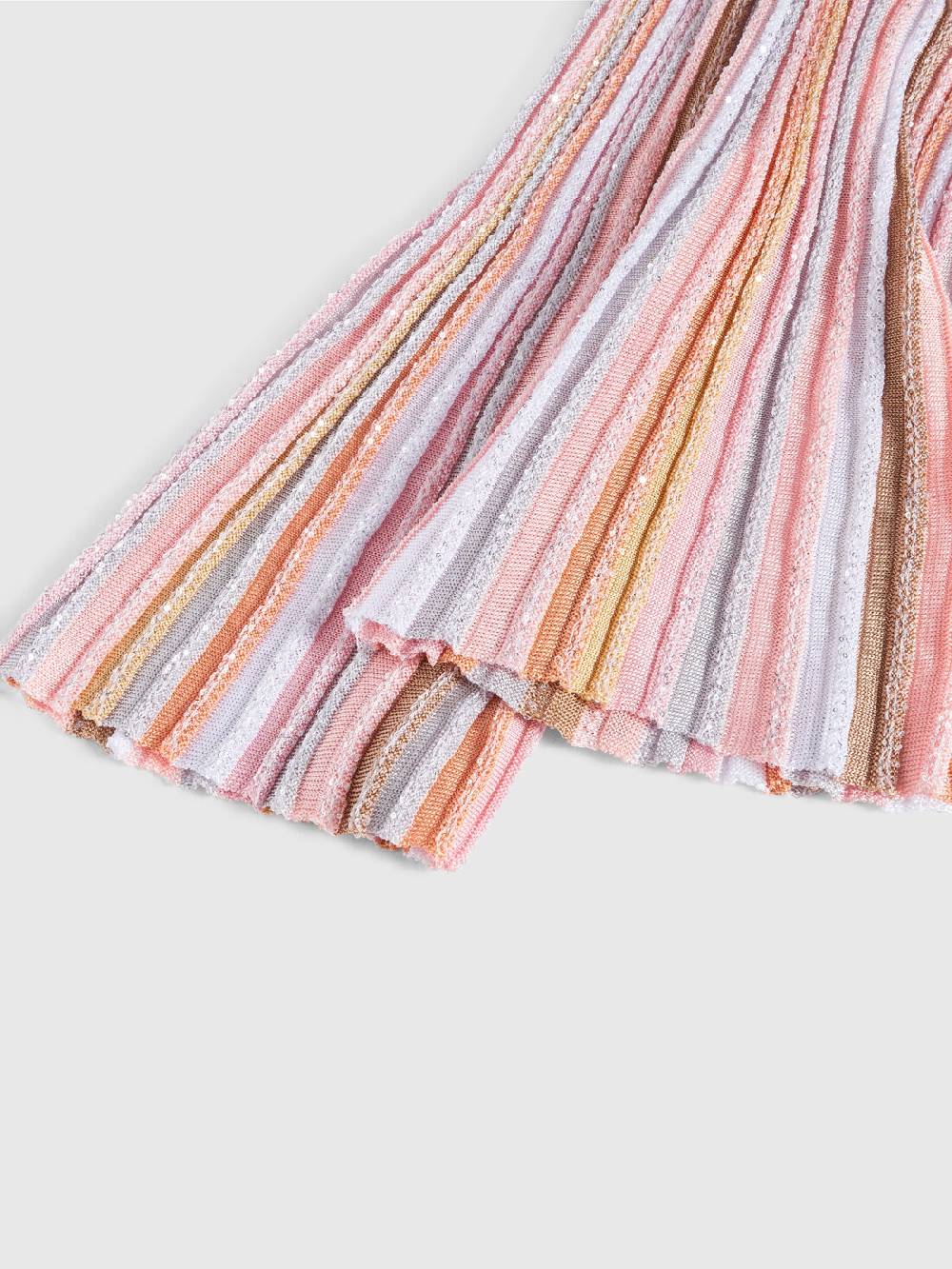 Missoni Pantaloni in maglia di viscosa plissée con paillettes 2025