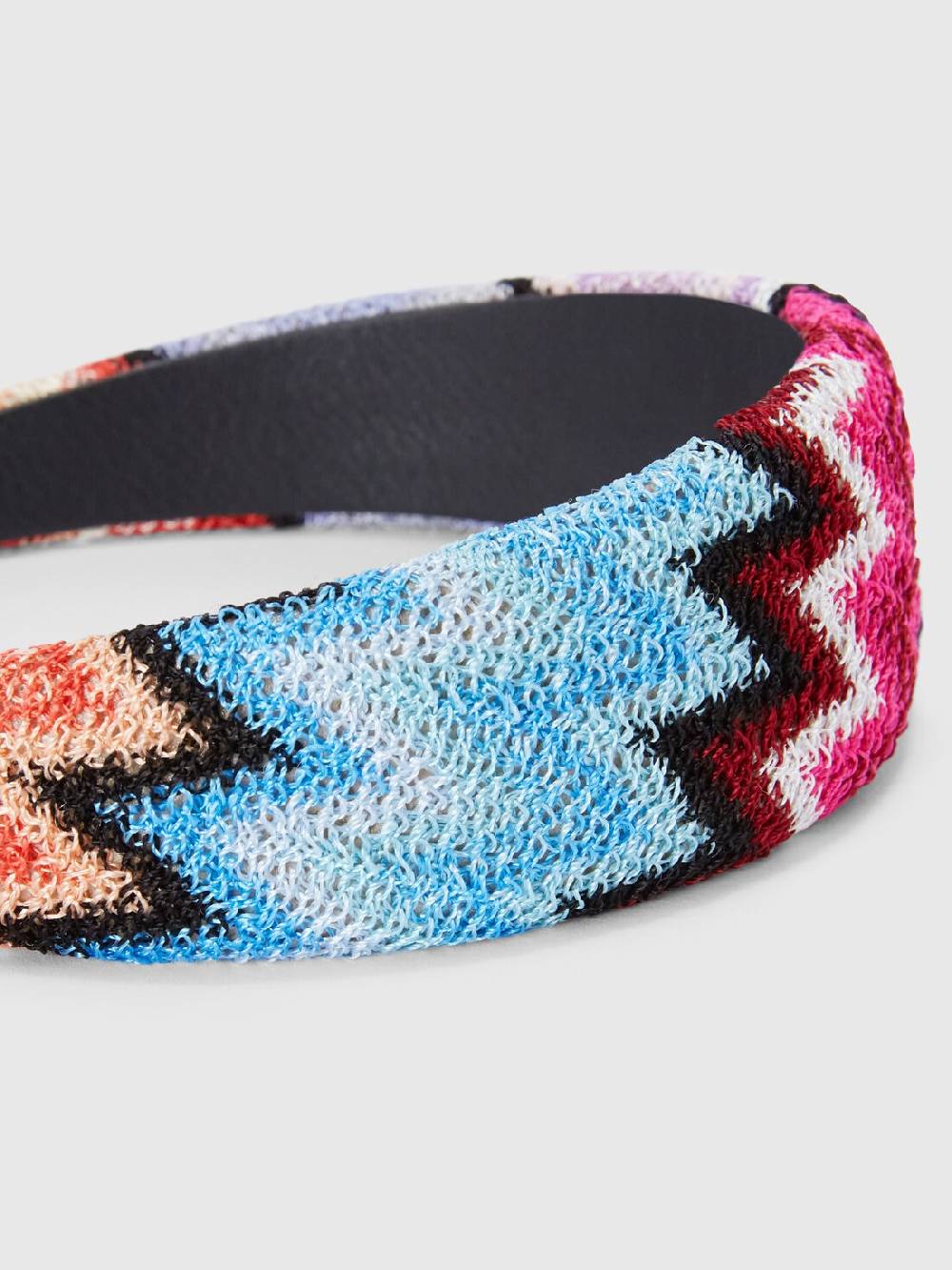 Missoni Cerchietto in viscosa zig zag Nuovo