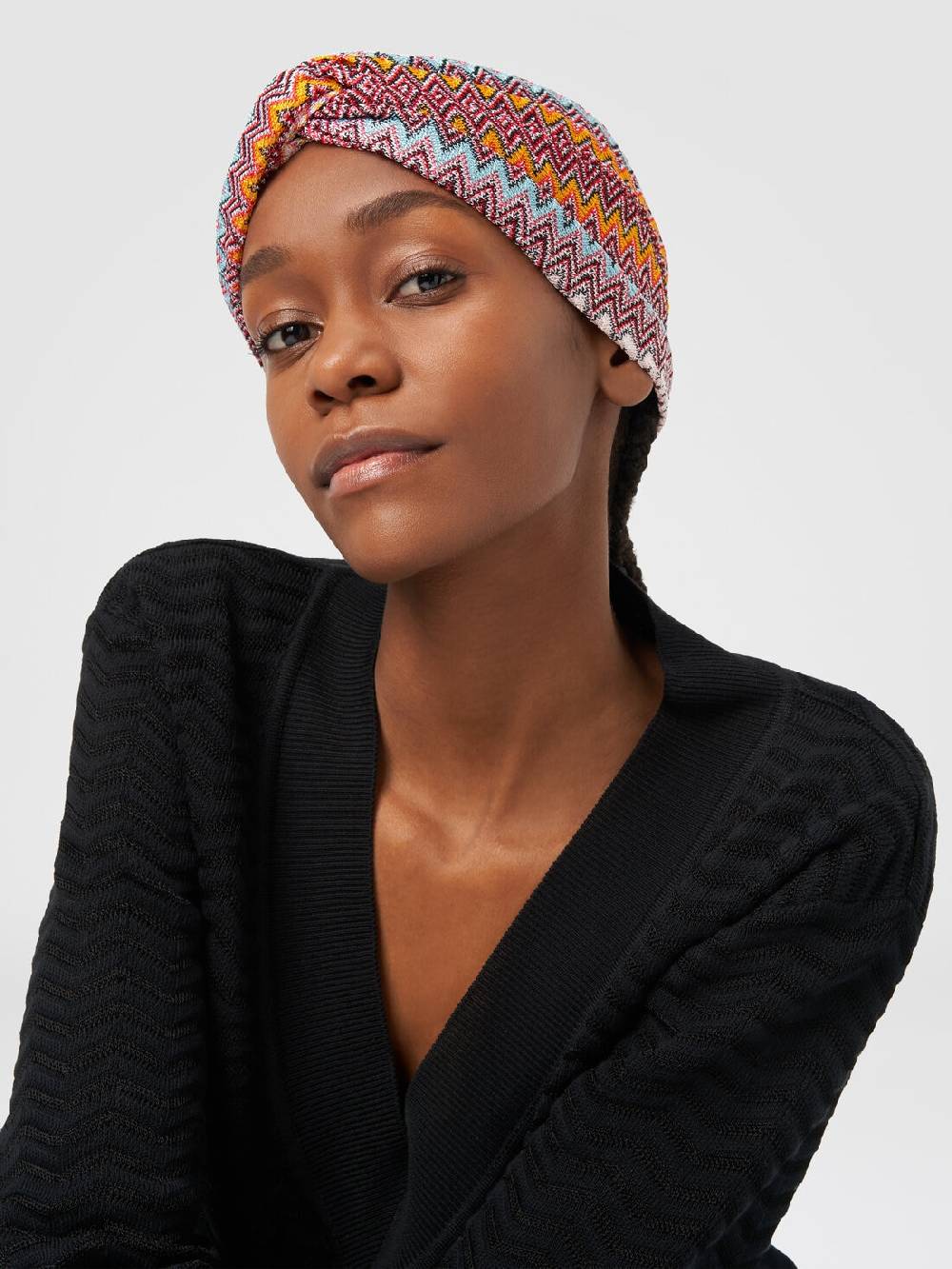 Missoni Fascia in viscosa con motivo chevron Qualità