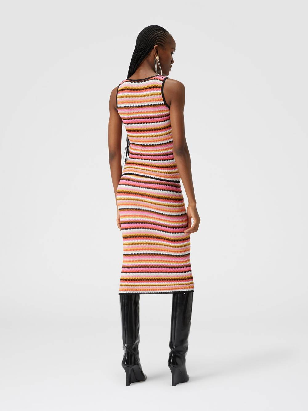 Missoni Gonna midi in cotone e viscosa zig zag Promozione Limitata