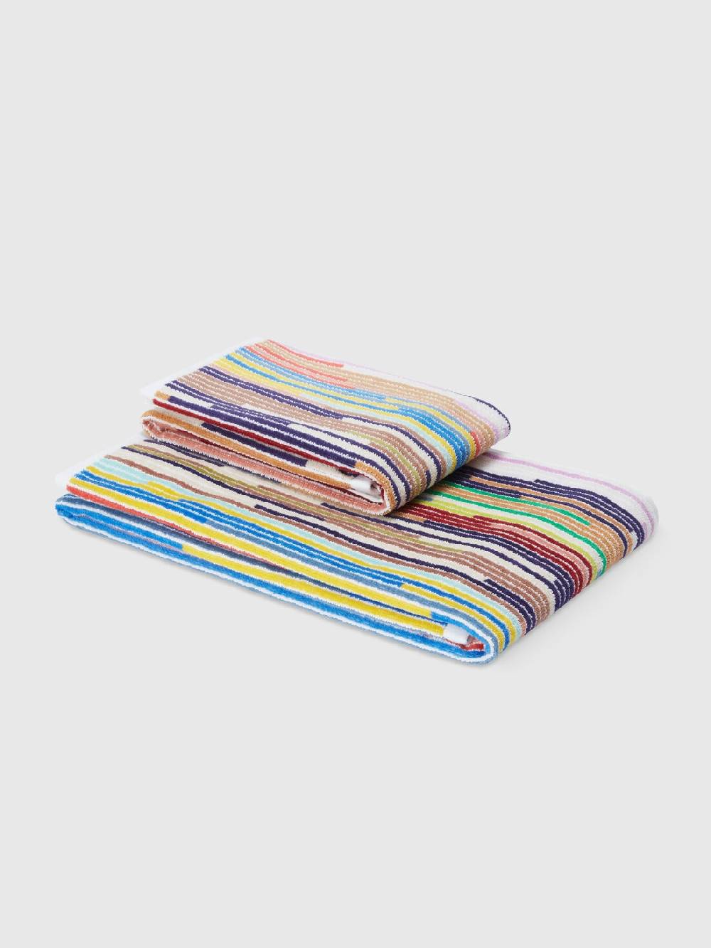 Missoni Set 2 pezzi di asciugamani da bagno Melody in spugna di cotone fiammata Affare Del Giorno