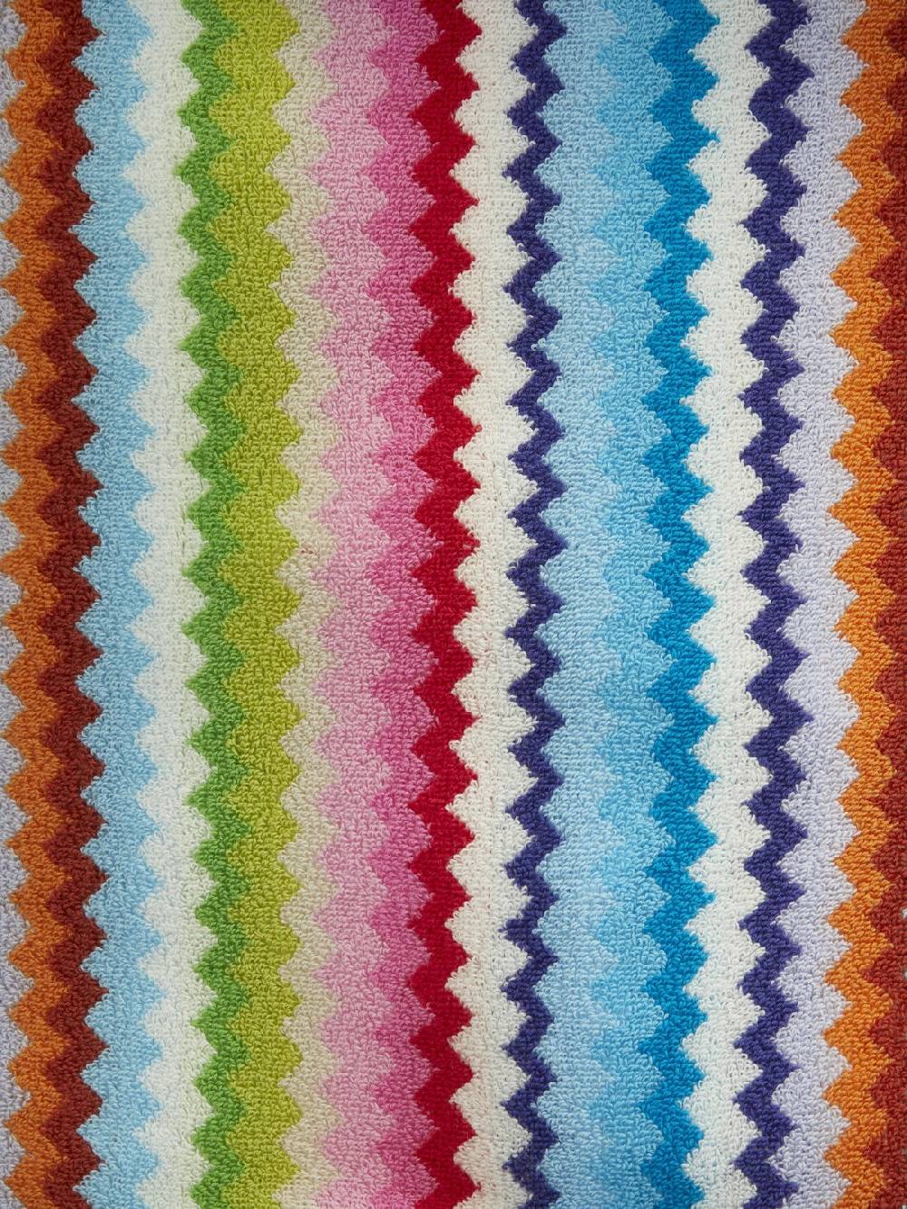 Missoni Accappatoio Riverbero in spugna di cotone zig zag Prezzo Ridotto