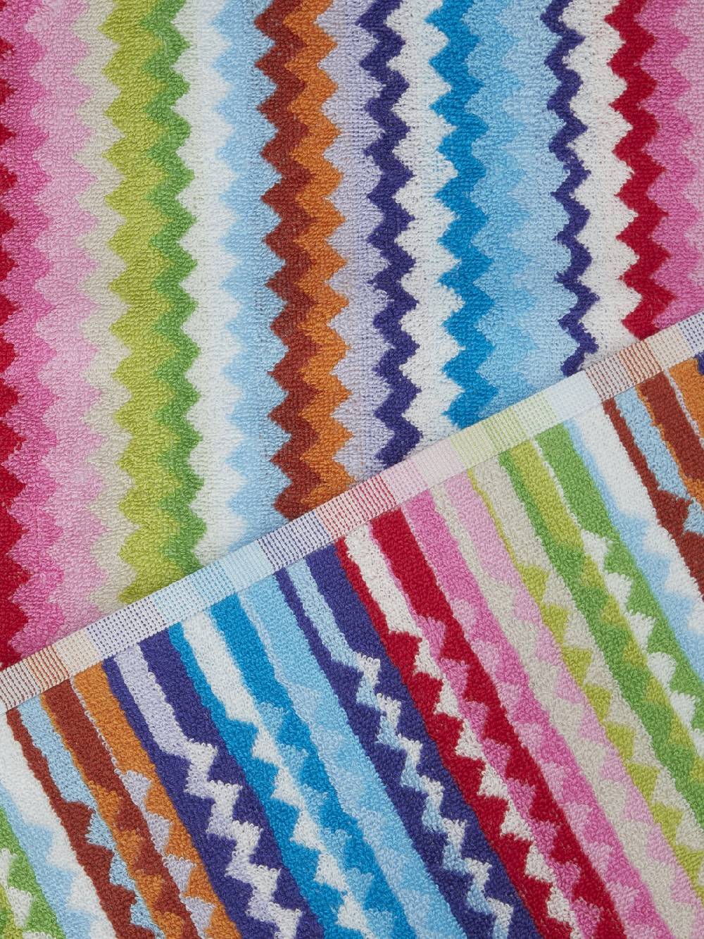 Missoni Set 2 pezzi di asciugamani da bagno Riverbero in spugna di cotone zig zag Novità
