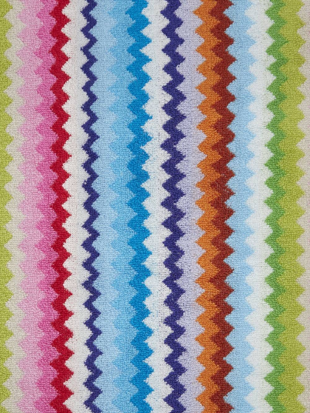 Missoni Set 3 pezzi di asciugamani da bagno Riverbero in spugna di cotone zig zag Presa