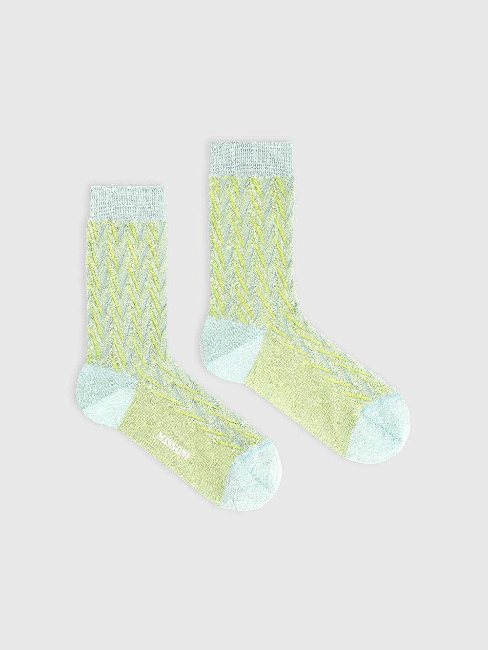 Missoni Calze in cotone e nylon chevron Online