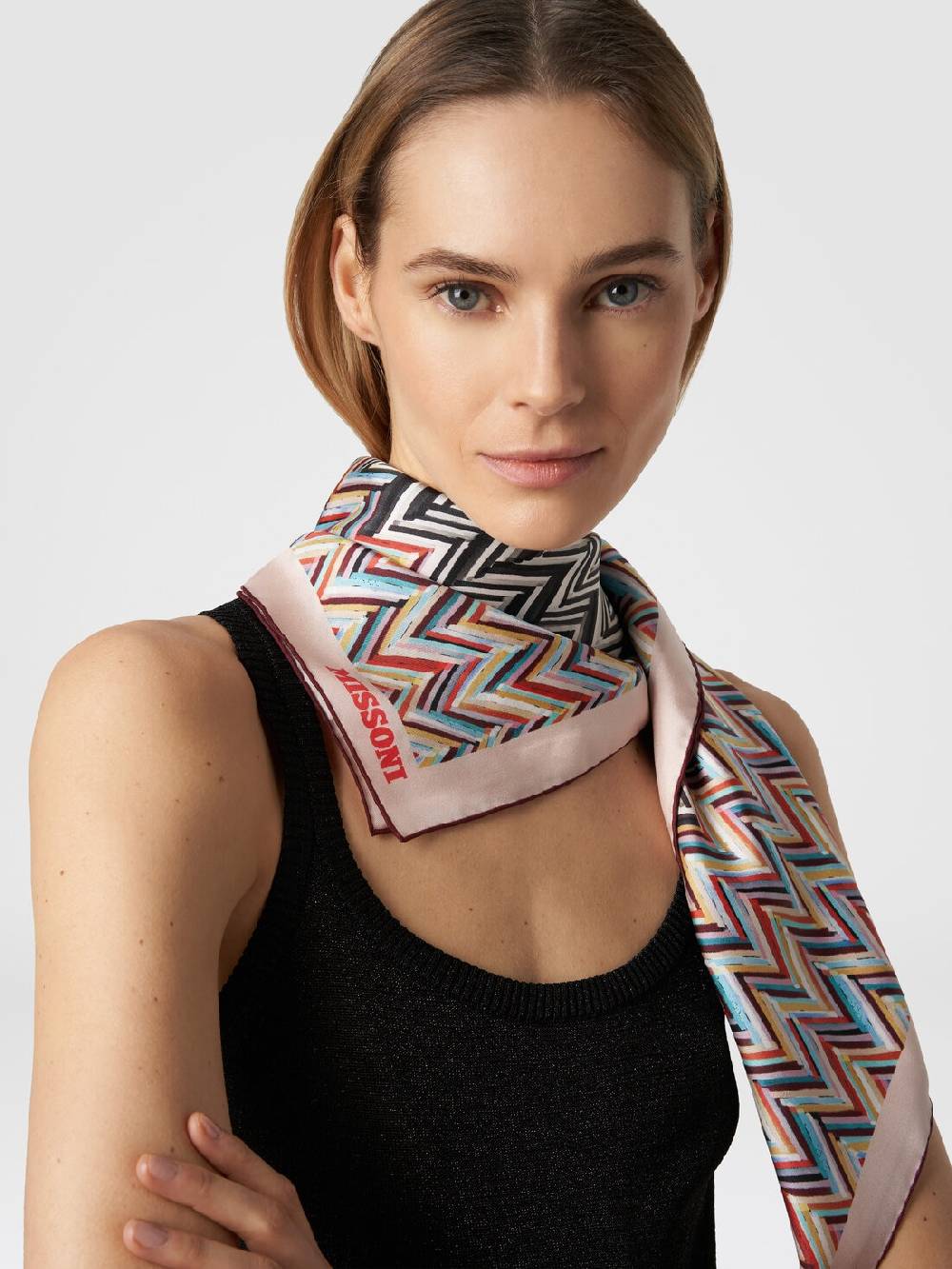 Missoni Foulard in seta con multilavorazione Outlet