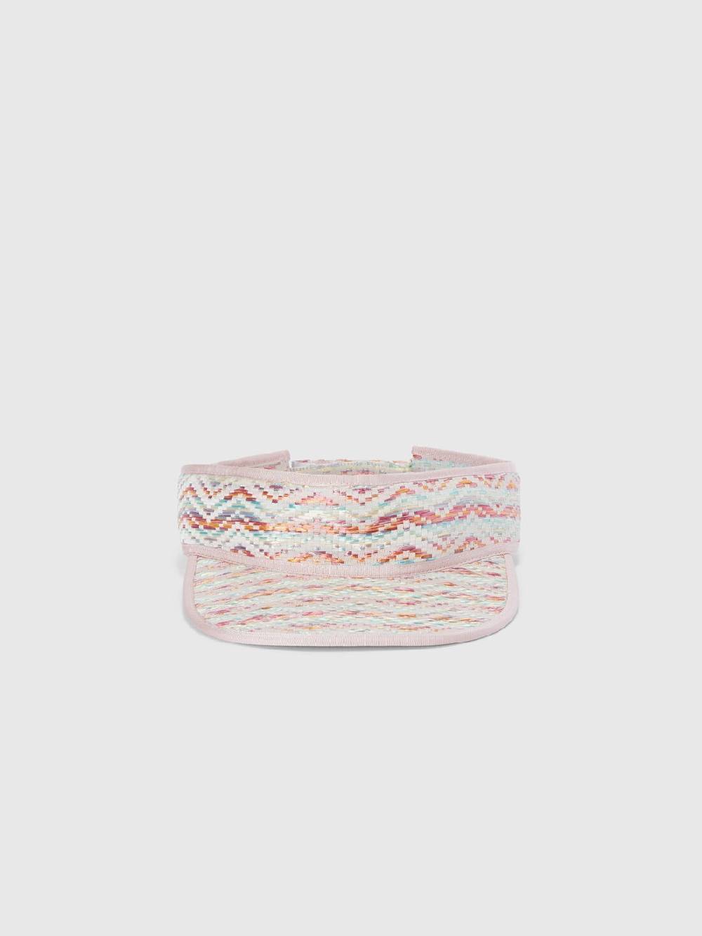 Missoni Cappello con visiera in viscosa e cotone chevron Saldi