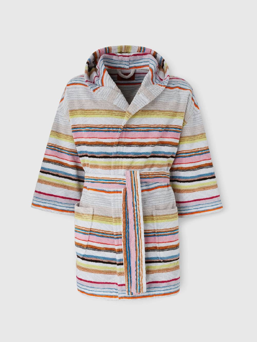 Missoni Accappatoio corto Moonshadow in spugna di cotone con lurex In Saldo
