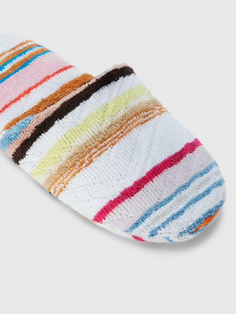 Missoni Pantofole Moonshadow in spugna di cotone con lurex Nuova