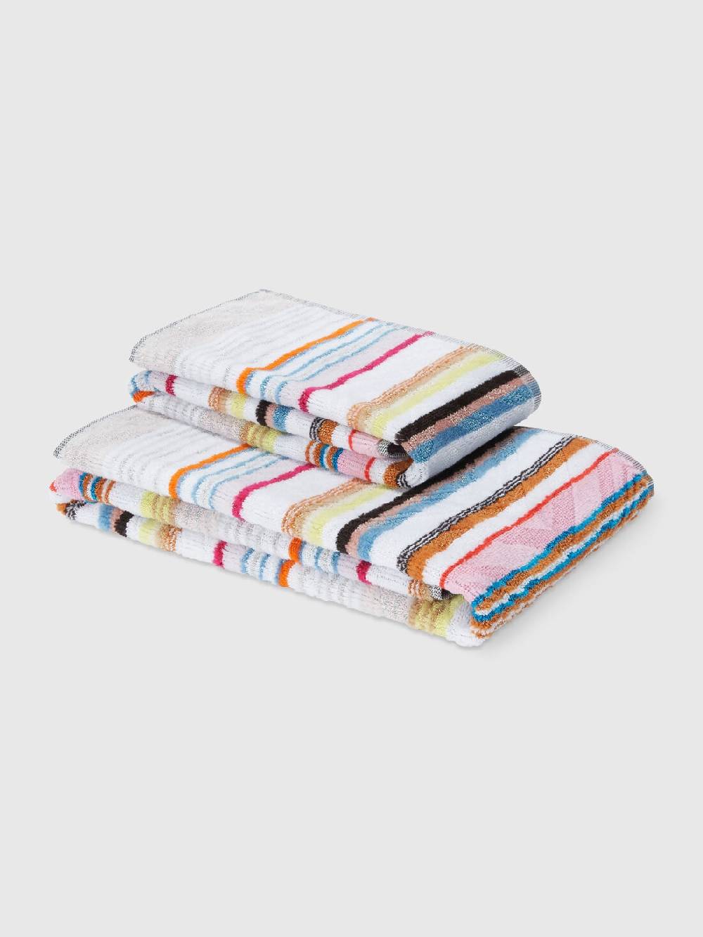 Missoni Set 2 pezzi di asciugamani da bagno Moonshadow in spugna di cotone con lurex Moda
