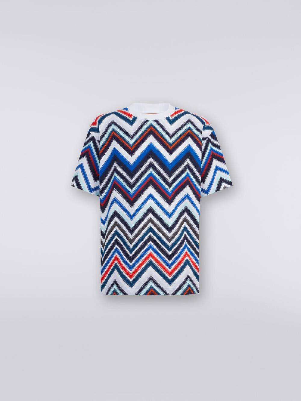 Missoni T-shirt oversize in cotone zig zag 2025