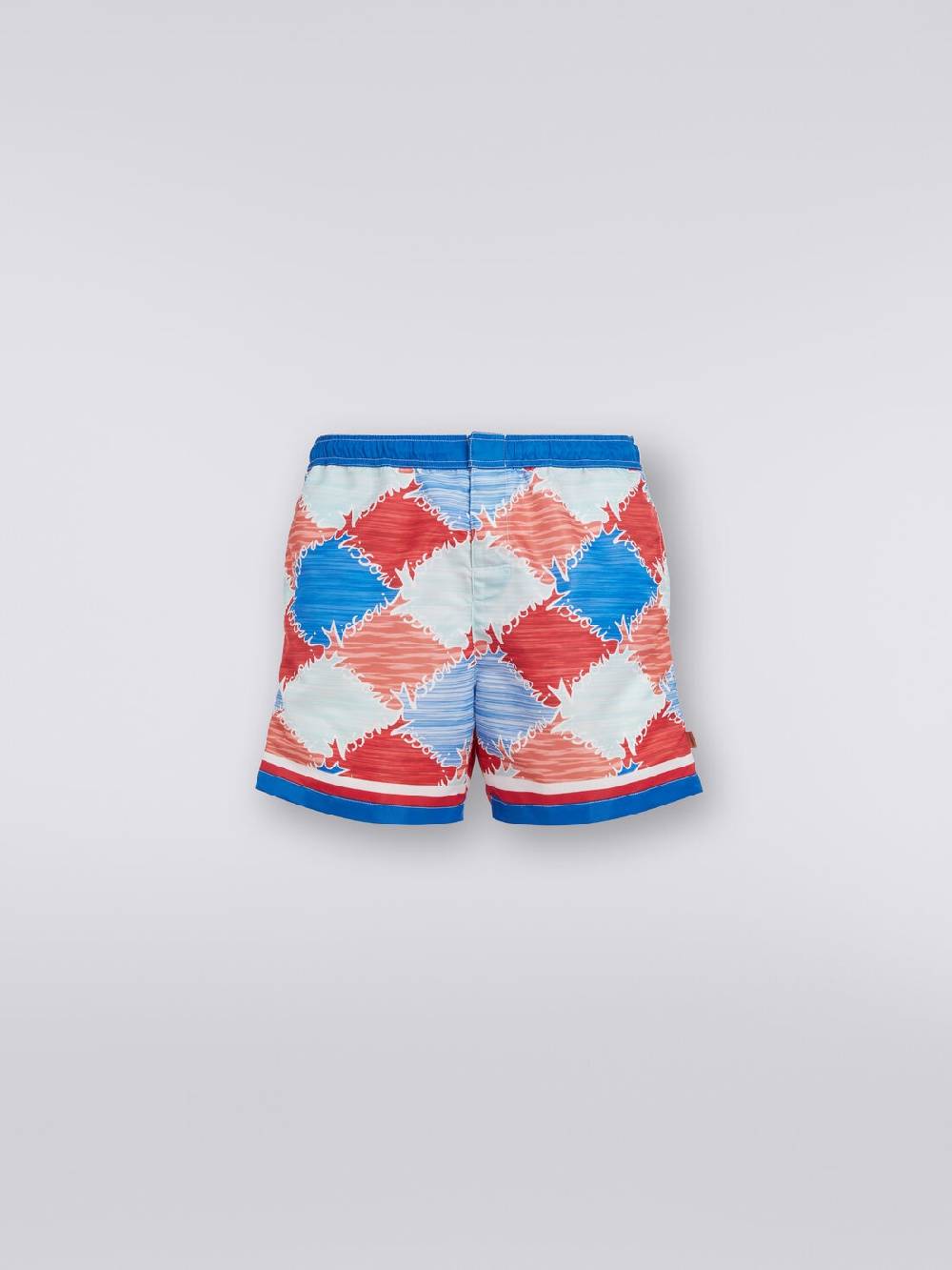 Missoni Boxer mare in nylon fiammato con logo In Linea
