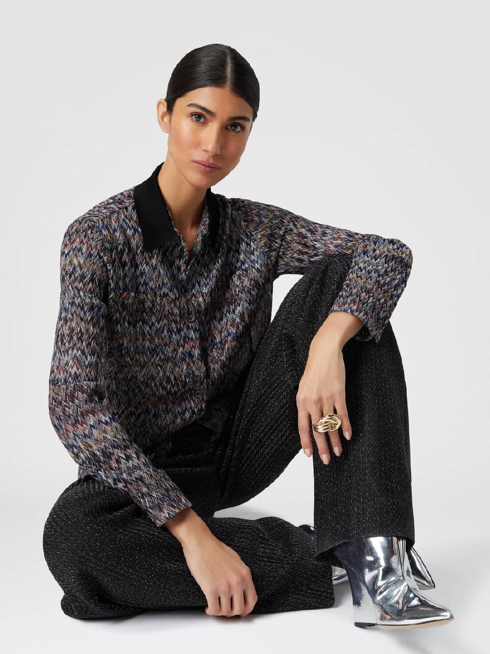 Missoni Camicia in misto viscosa lamé Vendita