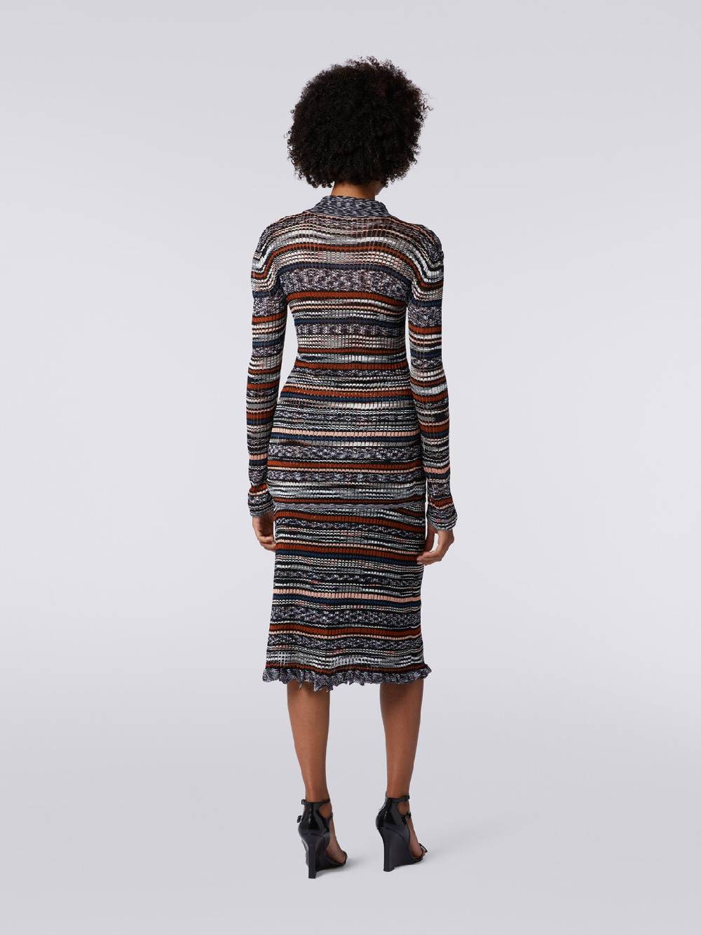 Missoni Camicia in maglia di viscosa a costine fiammata Promozione