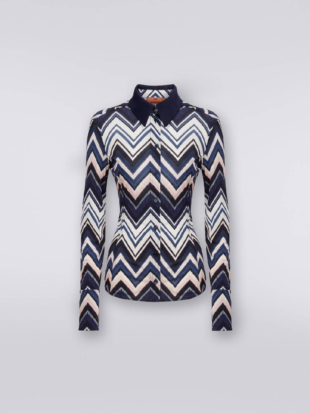 Missoni Camicia in viscosa con stampa zig zag Spedizione Gratuita
