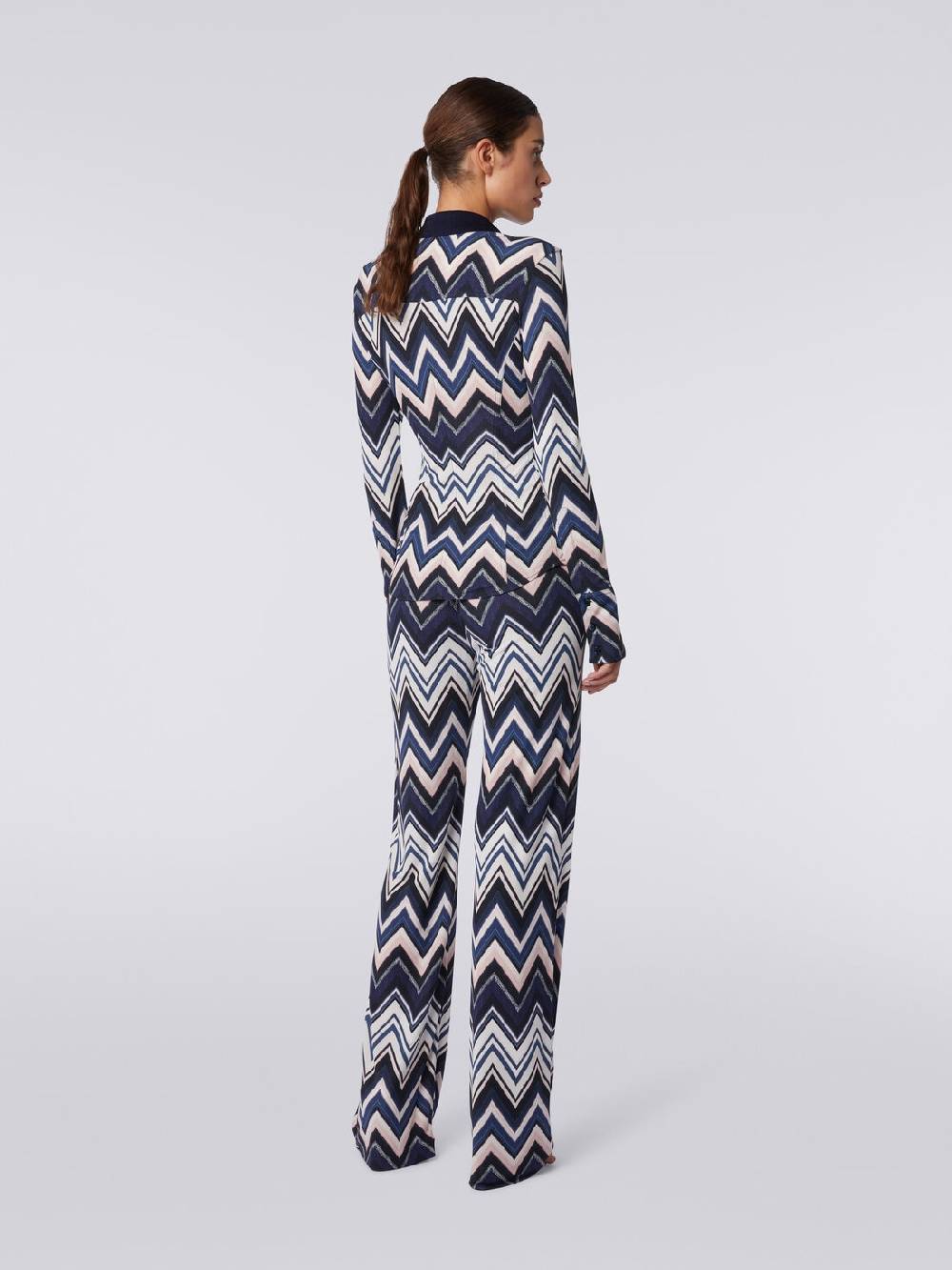 Missoni Camicia in viscosa con stampa zig zag Spedizione Gratuita