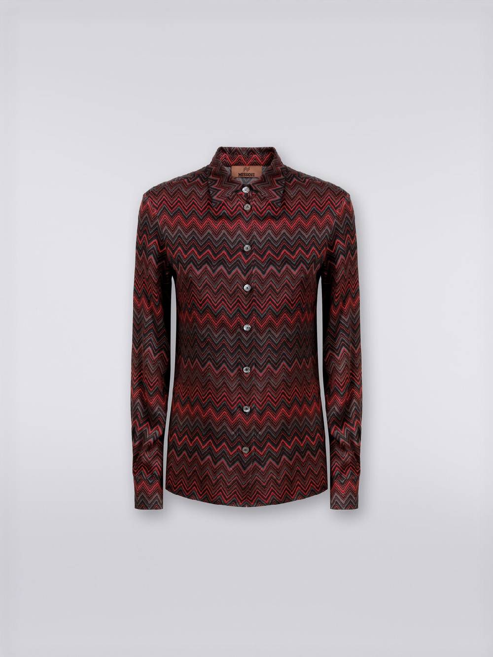 Missoni Camicia in viscosa jacquard a zig zag Soddisfazione Garantita