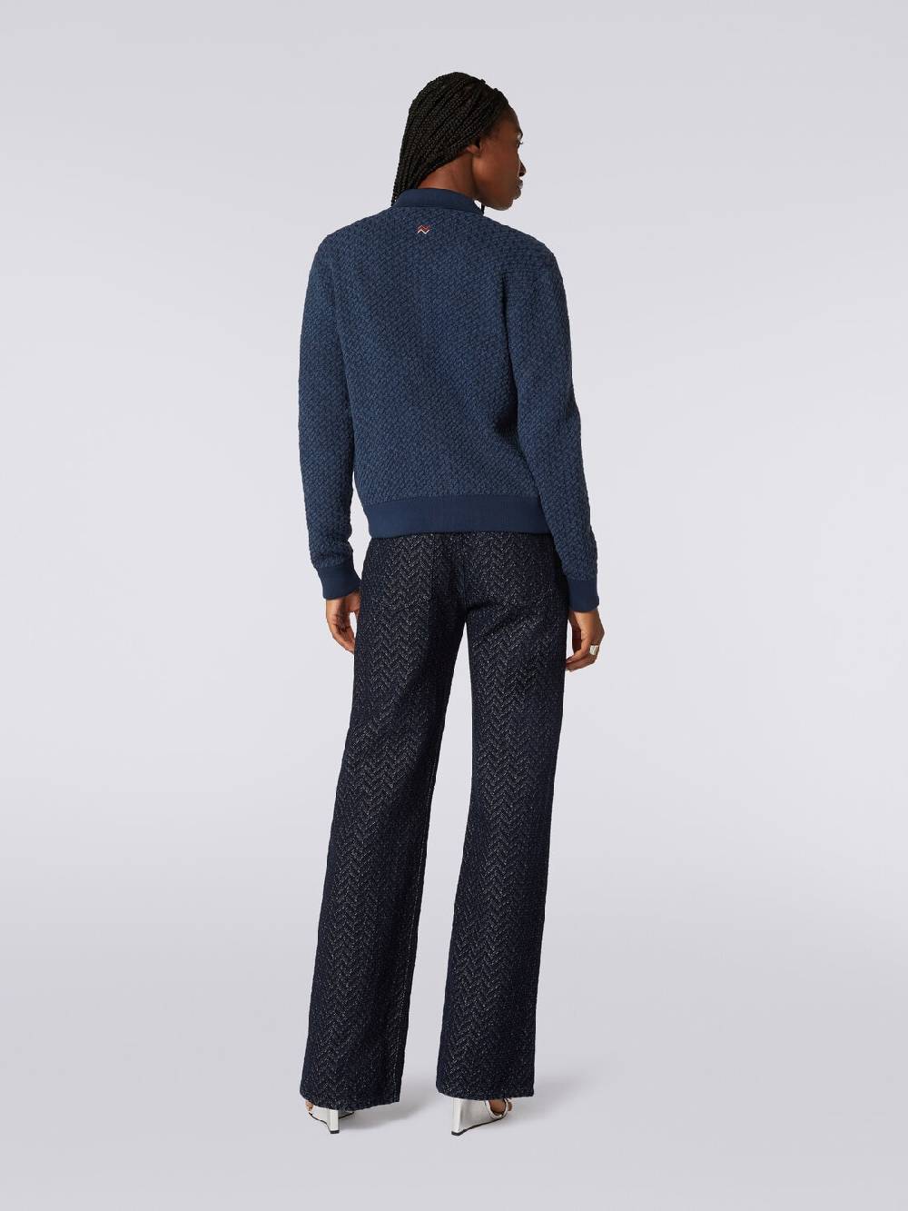 Missoni Bomber in cotone e nylon con zip Negozi Online
