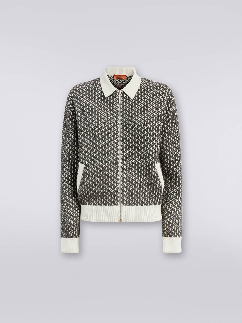 Missoni Bomber in cotone e nylon con zip Acquista Ora